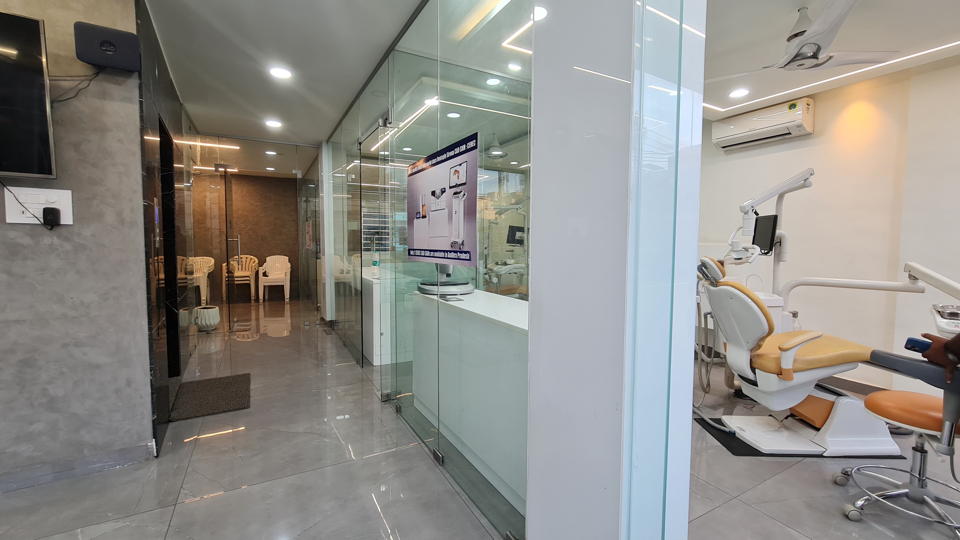 city dental Clinic Interior vijaywada