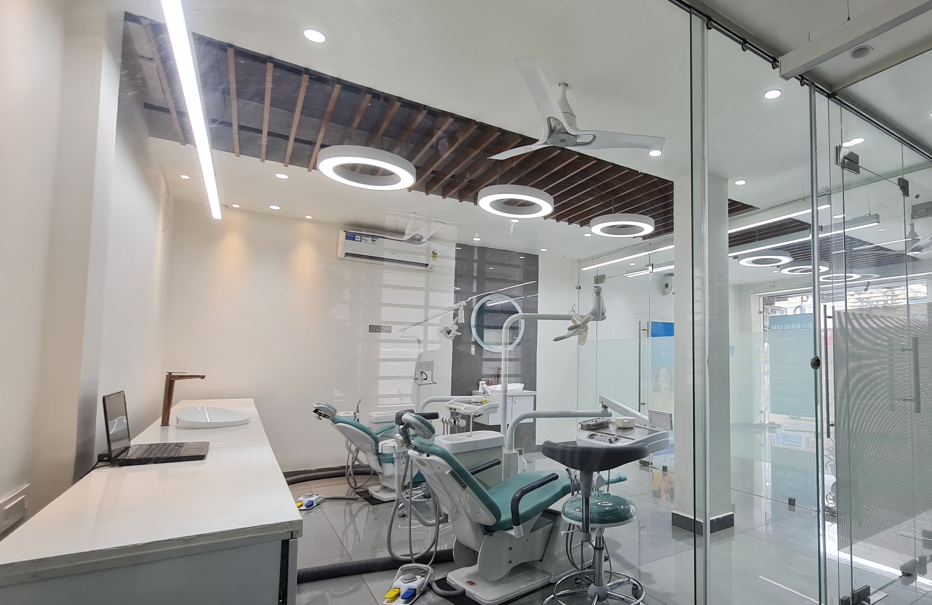 city dental Clinic Interior vijaywada